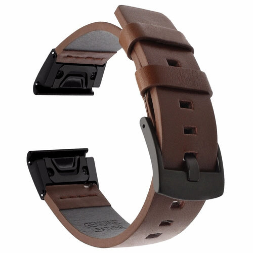 brown-garmin-approach-s60-watch-straps-nz-leather-watch-bands-aus