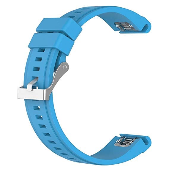 light-blue-garmin-fenix-5-watch-straps-nz-silicone-watch-bands-aus