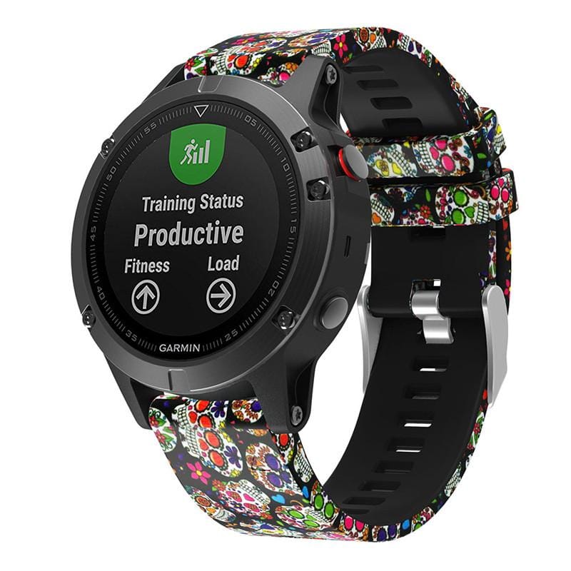 cinco-garmin-marq-commander-(gen-2)-watch-straps-nz-pattern-silicone-watch-bands-aus