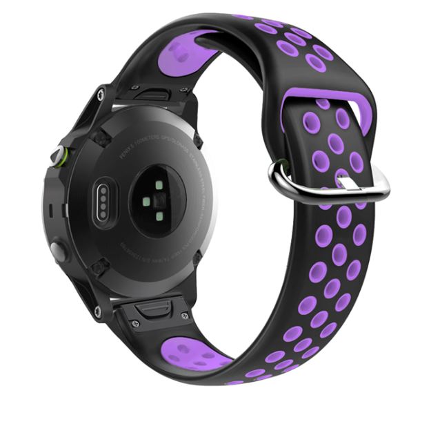 black-and-purple-garmin-fenix-7s-watch-straps-nz-silicone-sports-watch-bands-aus