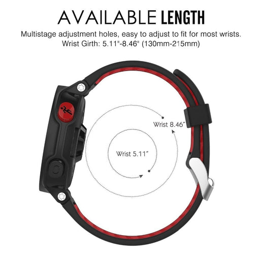 Vhbw - Cinturino Di Ricambio In Silicone Grigio / Nero Per Smartwatch