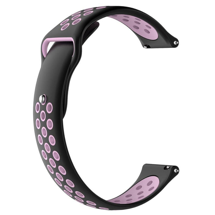black-pink-samsung-galaxy-watch-3-(41mm)-watch-straps-nz-silicone-sports-watch-bands-aus