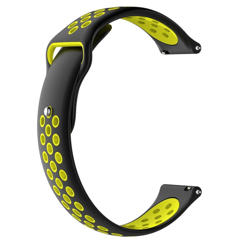 black-yellow-coros-apex-42mm-pace-2-watch-straps-nz-silicone-sports-watch-bands-aus