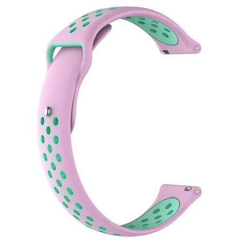 pink-green-samsung-galaxy-watch-4-(40-44mm)-watch-straps-nz-silicone-sports-watch-bands-aus