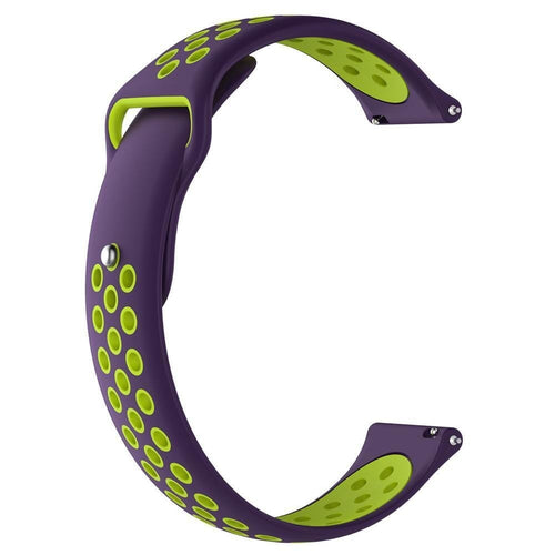 purple-green-samsung-galaxy-watch-active-2-(40mm-44mm)-watch-straps-nz-silicone-sports-watch-bands-aus