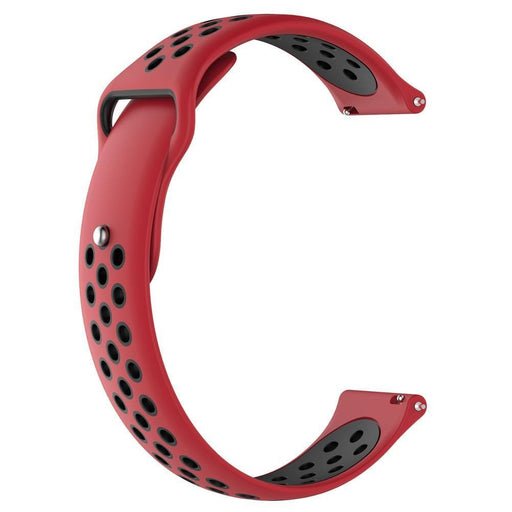 red-black-samsung-galaxy-watch-6-(44mm)-watch-straps-nz-silicone-sports-watch-bands-aus-804111