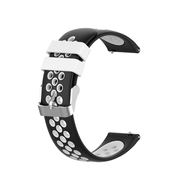 black-white-polar-vantage-m2-watch-straps-nz-silicone-sports-watch-bands-aus