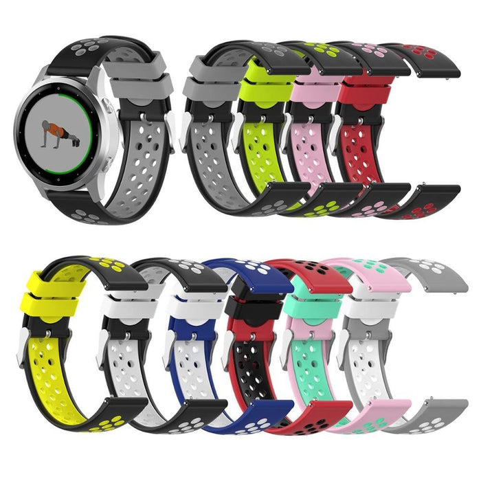 black-green-polar-vantage-m2-watch-straps-nz-silicone-sports-watch-bands-aus