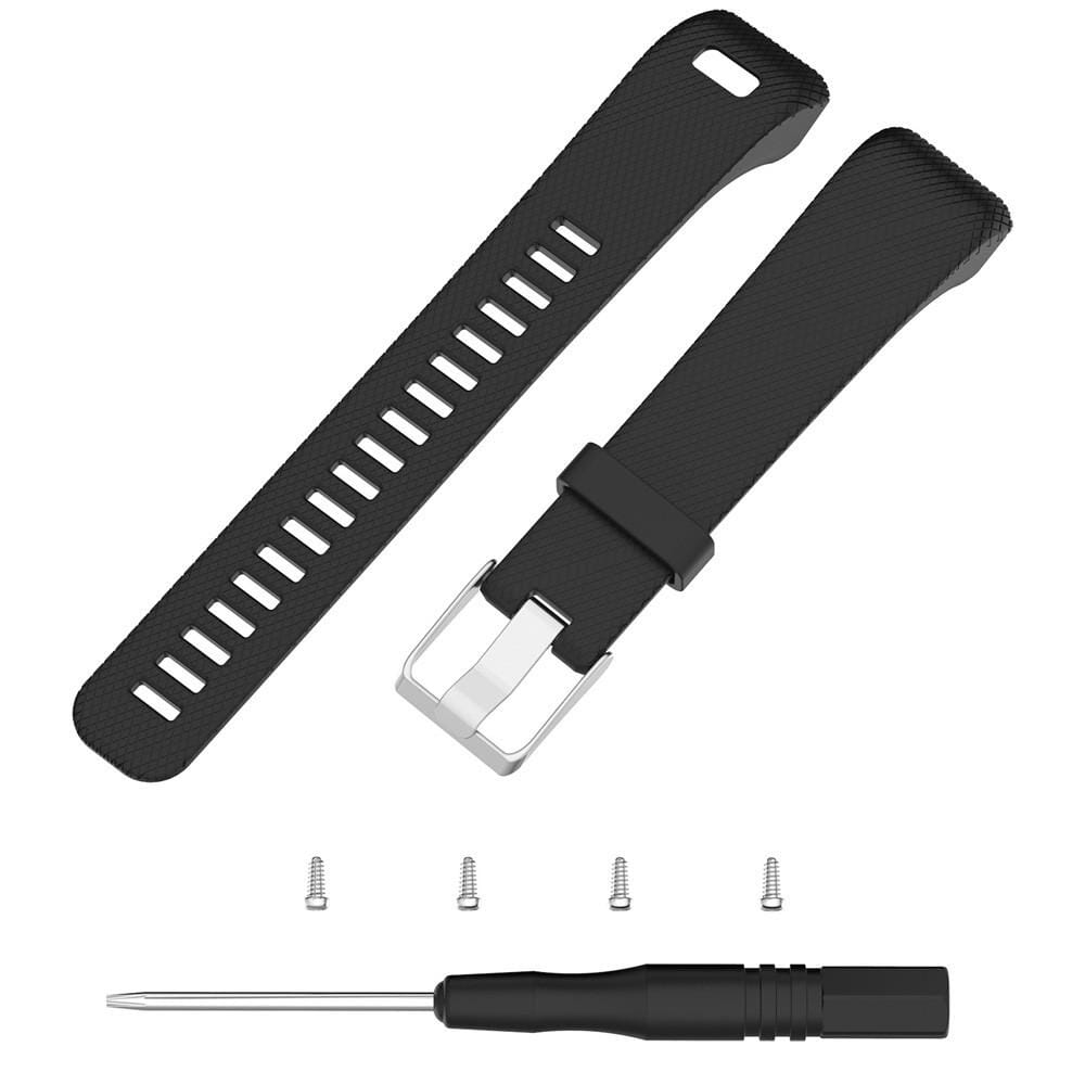 Orange Replacement Silicone Watch Strap Compatible with the Garmin Vivosmart HR+ NZ