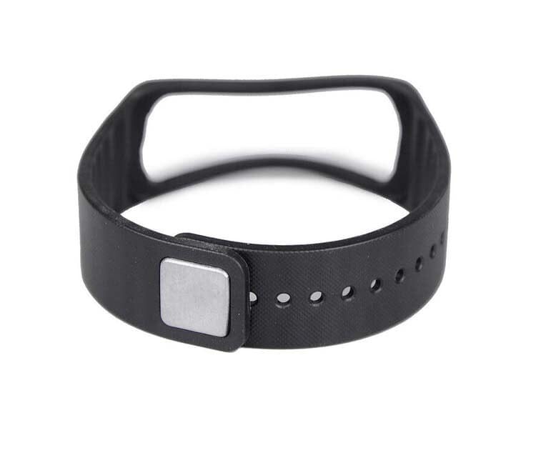 Blue Grey Replacement Silicone Watch Straps compatible with the Samsung GearFit NZ