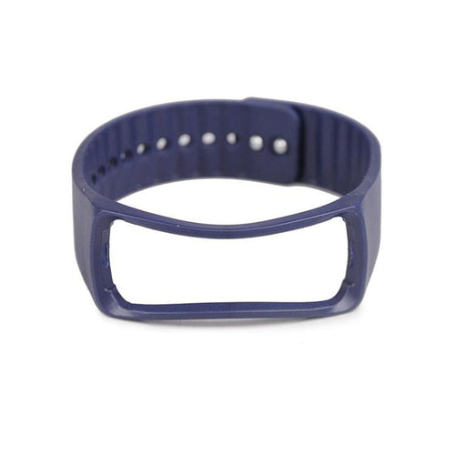 Dark Blue Replacement Silicone Watch Straps compatible with the Samsung GearFit NZ