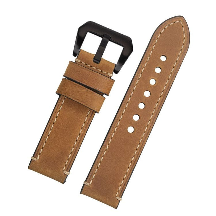 brown-black-buckle-fossil-hybrid-tailor,-venture,-scarlette,-charter-watch-straps-nz-retro-leather-watch-bands-aus