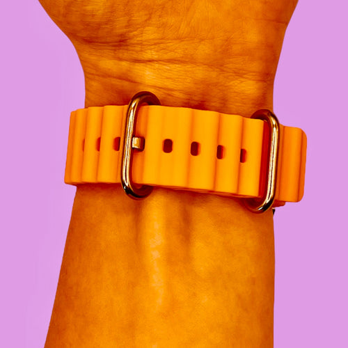 orange-ocean-bands-huawei-watch-fit-watch-straps-nz-ocean-band-silicone-watch-bands-aus