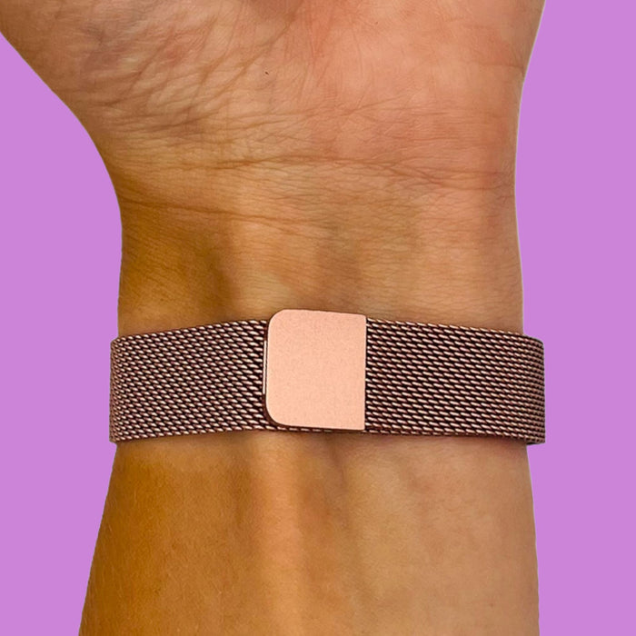 rose-pink-metal-garmin-forerunner-265s-watch-straps-nz-milanese-watch-bands-aus