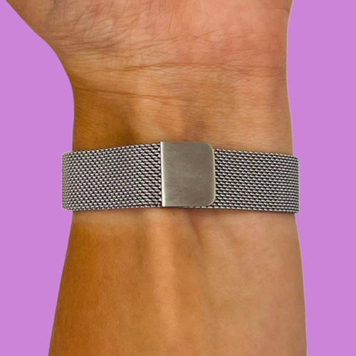 silver-metal-kogan-active+-ii-smart-watch-watch-straps-nz-milanese-watch-bands-aus