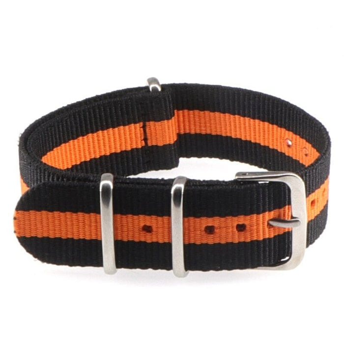 black-orange-one-piece-nato-nylon-watch-straps-nz-watch-bands-aus