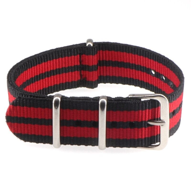 black-red-one-piece-nato-nylon-watch-straps-nz-watch-bands-aus-994111,994127,994142,994157