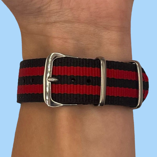 navy-blue-red-huawei-watch-2-pro-watch-straps-nz-nato-nylon-watch-bands-aus