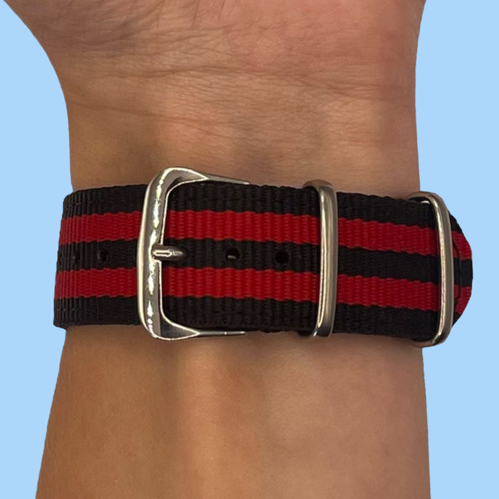 navy-blue-red-garmin-vivoactive-4s-watch-straps-nz-nato-nylon-watch-bands-aus