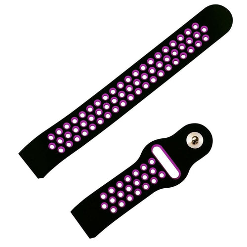 Black and Yellow Replacement Sports Watch Band compatible with the Fitbit Charge 2 NZ