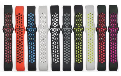 Grey and Yellow Replacement Sports Watch Band compatible with the Fitbit Charge 2 NZ