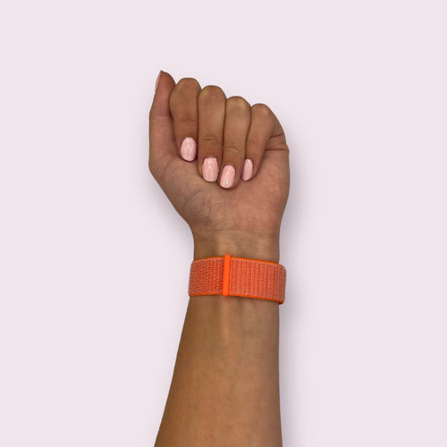 desert-orange-garmin-fenix-6-watch-straps-nz-nylon-sports-loop-watch-bands-aus