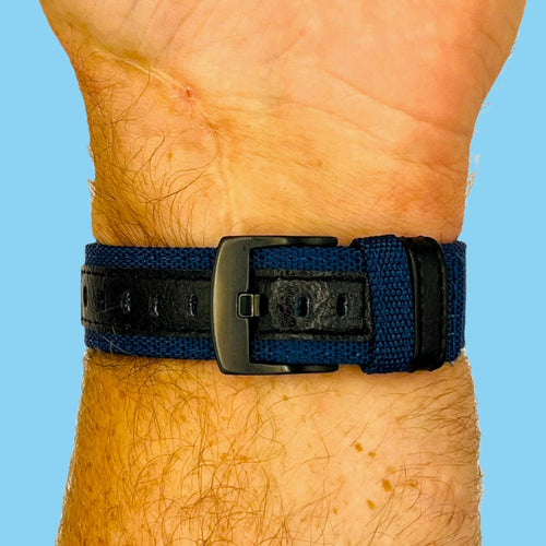 blue-samsung-galaxy-watch-5-(40-44mm)-watch-straps-nz-nylon-and-leather-watch-bands-aus