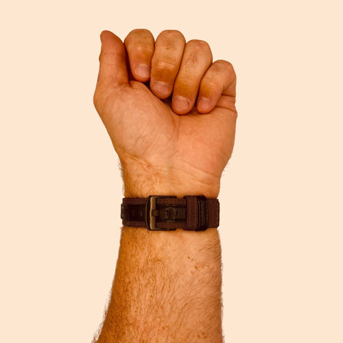 brown-garmin-forerunner-255-watch-straps-nz-nylon-and-leather-watch-bands-aus