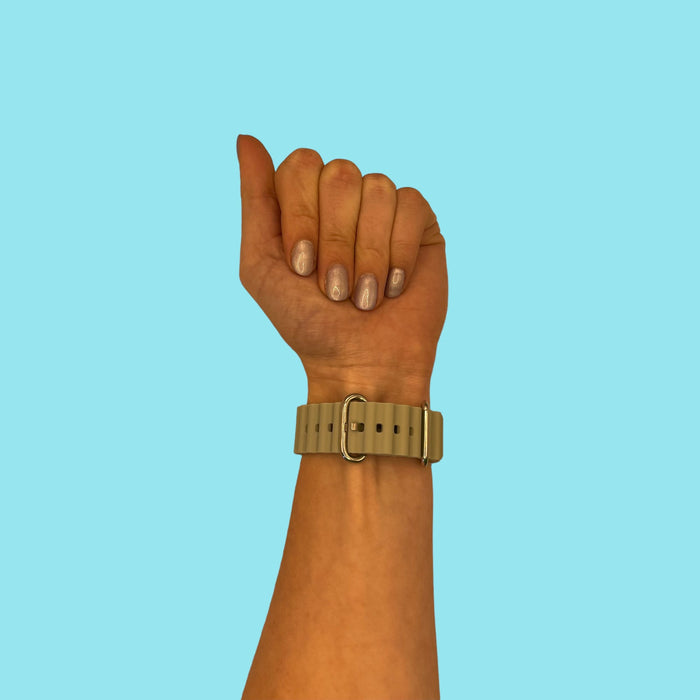 sand-green-ocean-bands-garmin-hero-legacy-(40mm)-watch-straps-nz-ocean-band-silicone-watch-bands-aus