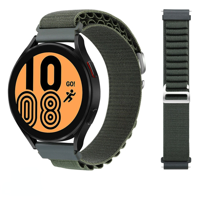 green-huawei-watch-gt2e-watch-straps-nz-alpine-loop-watch-bands-aus