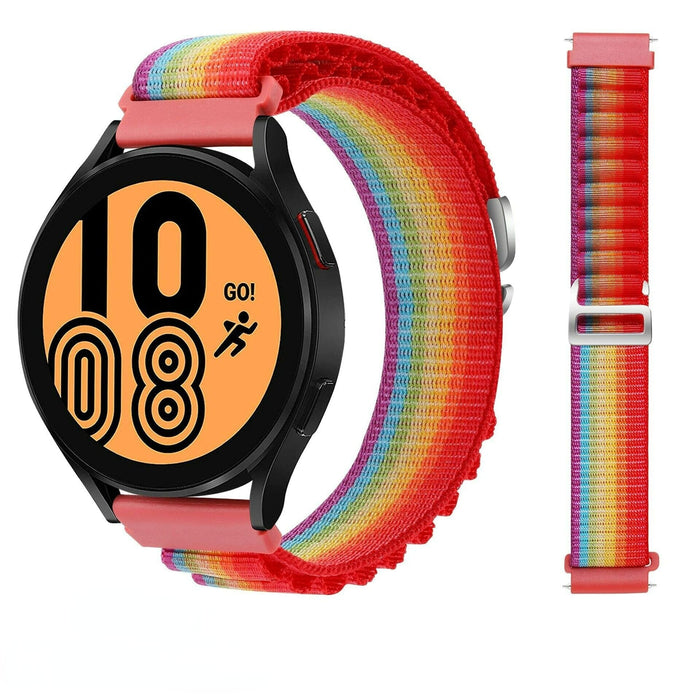 rainbow-pride-ticwatch-c2-rose-gold-c2+-rose-gold-watch-straps-nz-alpine-loop-watch-bands-aus