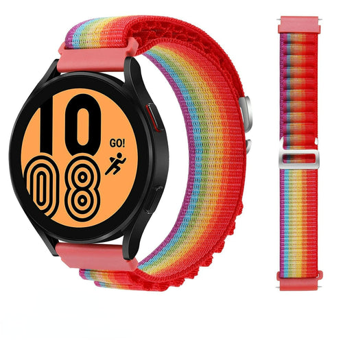 rainbow-pride-huawei-watch-fit-watch-straps-nz-alpine-loop-watch-bands-aus