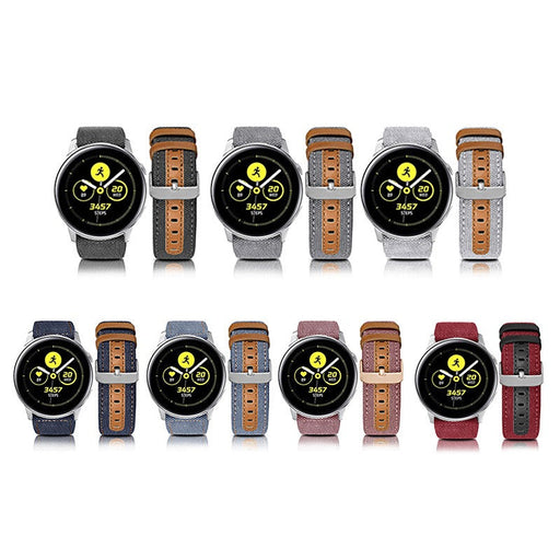 charcoal-huawei-gt2-42mm-watch-straps-nz-denim-watch-bands-aus