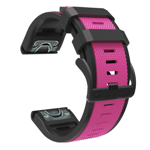 pink-garmin-quatix-5-watch-straps-nz-dual-colour-sports-watch-bands-aus