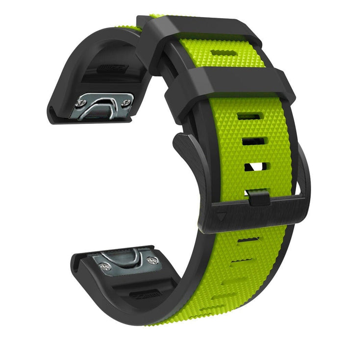 lime-green-garmin-instinct-2-watch-straps-nz-dual-colour-sports-watch-bands-aus