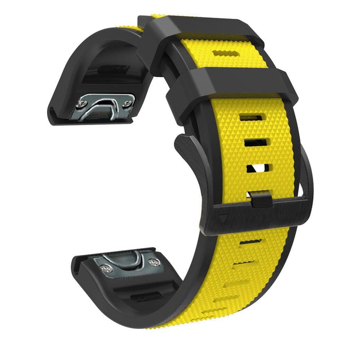 yellow-garmin-instinct-2-watch-straps-nz-dual-colour-sports-watch-bands-aus