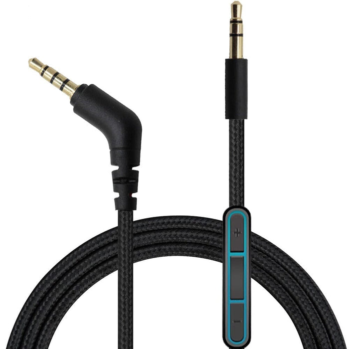 Black Replacement Headphone Cable compatible with the Skullcandy Headphone Range NZ