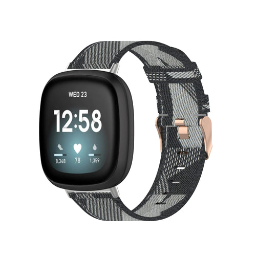fitbit-sense-watch-straps-nz-versa-3-canvas-watch-bands-aus-grey-pattern
