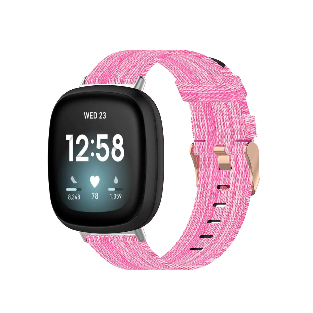 fitbit-sense-watch-straps-nz-versa-3-canvas-watch-bands-aus-pink