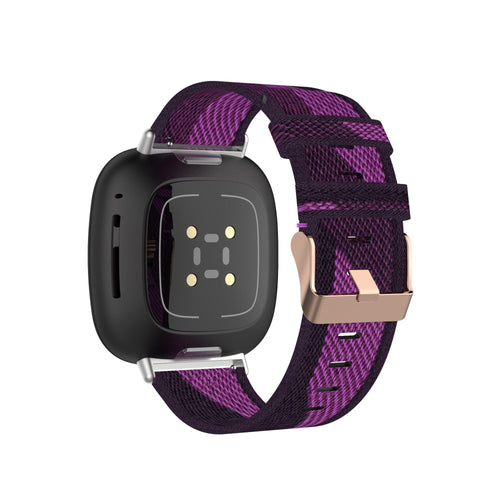 purple-pattern-ticwatch-c2-rose-gold-c2+-rose-gold-watch-straps-nz-canvas-watch-bands-aus