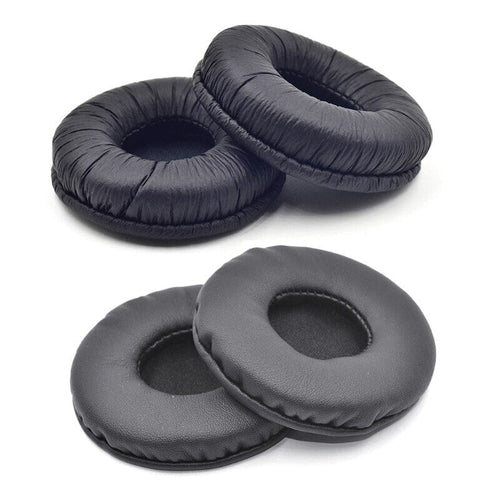 Black Smooth Leather Replacement Ear Pad Cushions Compatible with the Skullcandy Uproar Headphones NZ