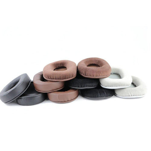 Brown Replacement Leather Ear Pad Cushions compatible with the Audio-Technica Range NZ
