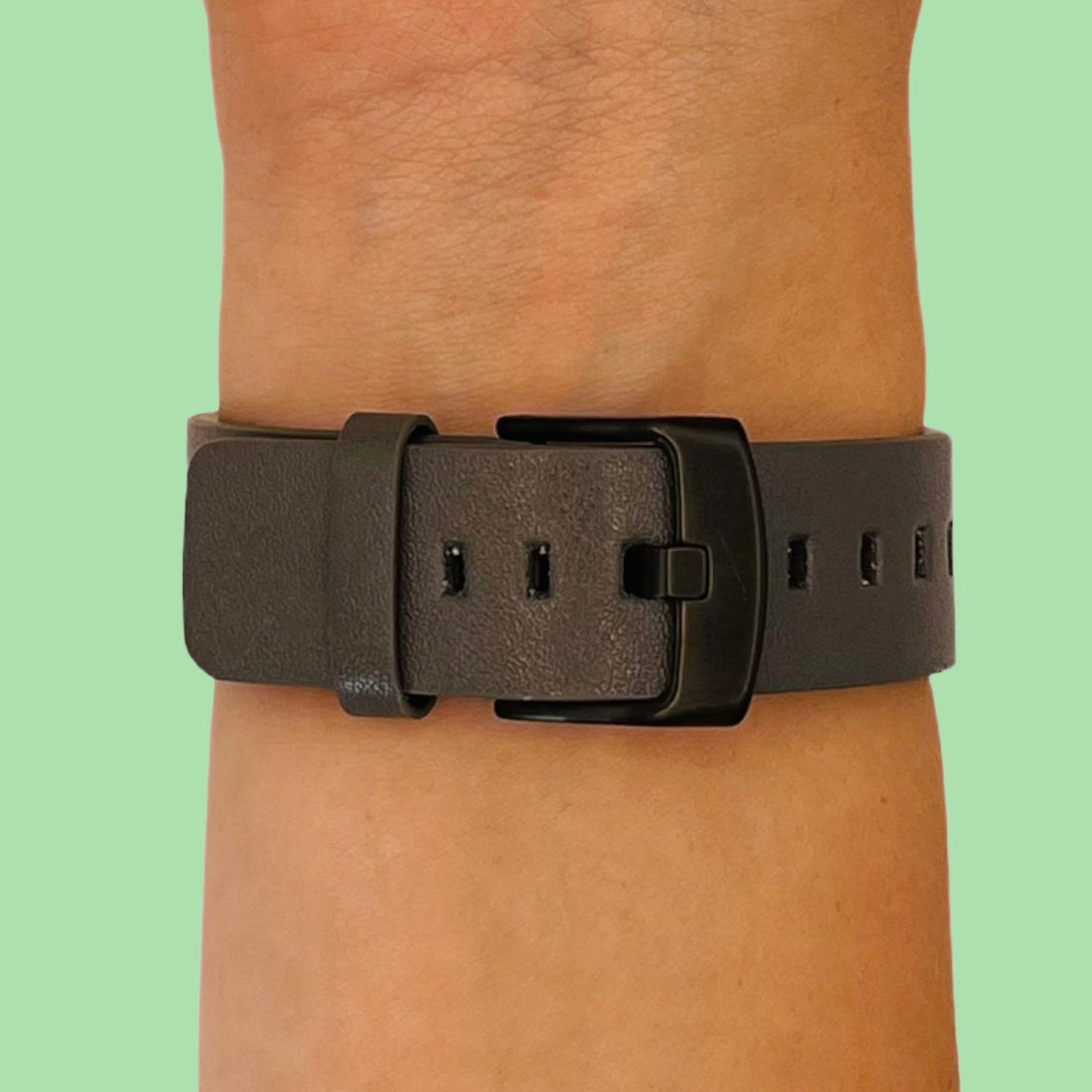 grey-black-buckle-garmin-forerunner-245-watch-straps-nz-leather-watch-bands-aus