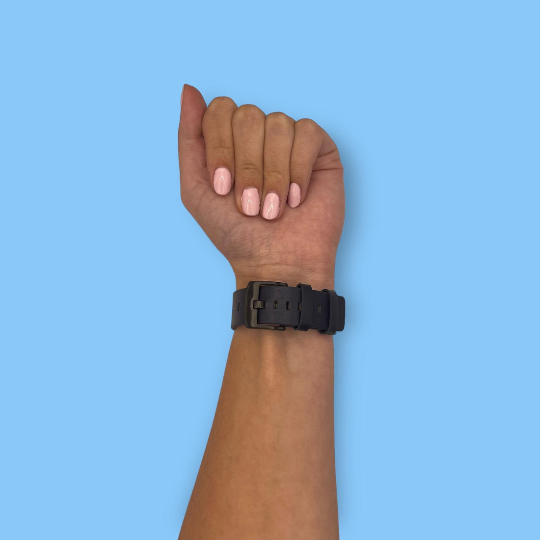 blue-black-buckle-fitbit-versa-3-watch-straps-nz-leather-watch-bands-aus