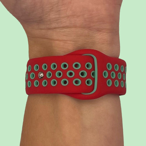 red-green-huawei-watch-2-watch-straps-nz-silicone-sports-watch-bands-aus