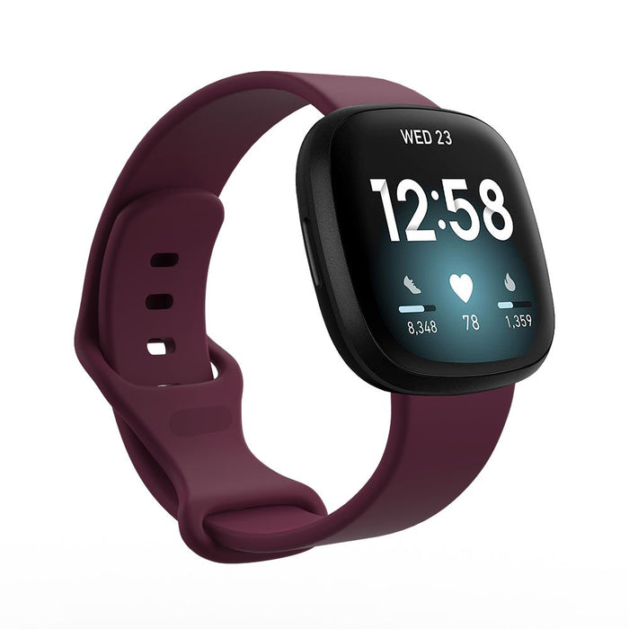fitbit-sense-watch-straps-nz-versa-3-silicone-watch-bands-aus-maroon