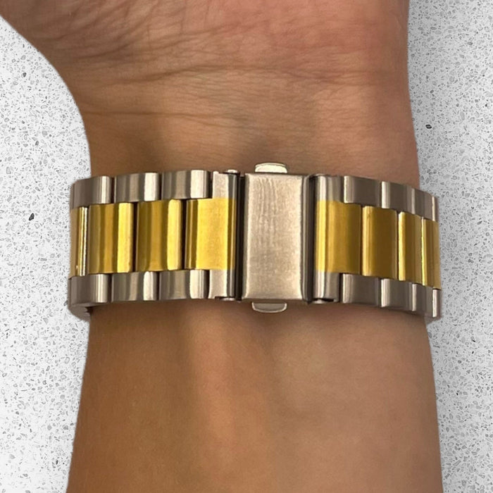 silver-gold-metal-huawei-watch-gt3-42mm-watch-straps-nz-stainless-steel-link-watch-bands-aus
