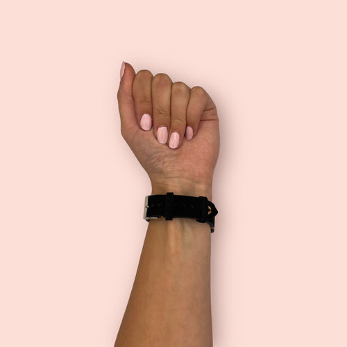 black-gold-polar-ignite-watch-straps-nz-suede-watch-bands-aus