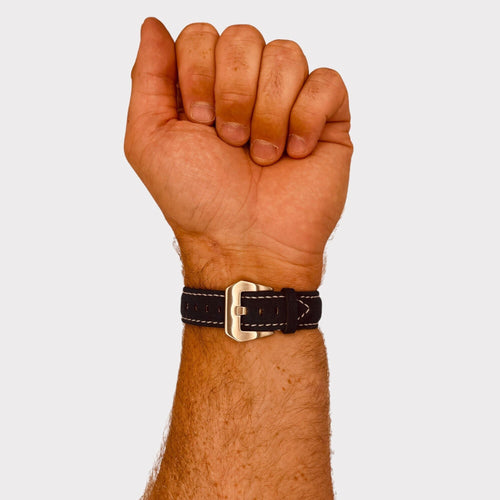 black-silver-buckle-3plus-vibe-smartwatch-watch-straps-nz-retro-leather-watch-bands-aus