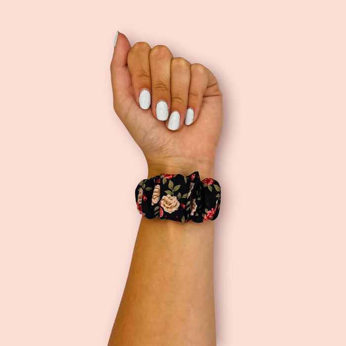 flora-black-huawei-watch-ultimate-watch-straps-nz-scrunchies-watch-bands-aus